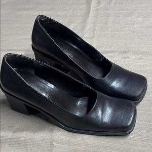 Enzo Angiolini Brown Leather Heels